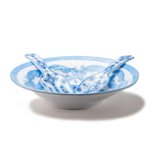 Barocco 16" Salad Bowl & Servers Set