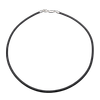 Leather Cord Black Necklace