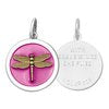 Dragonfly Gold Enamel Pendant