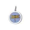 Dragonfly Gold Enamel Pendant