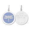 Dragonfly Silver Enamel Pendant