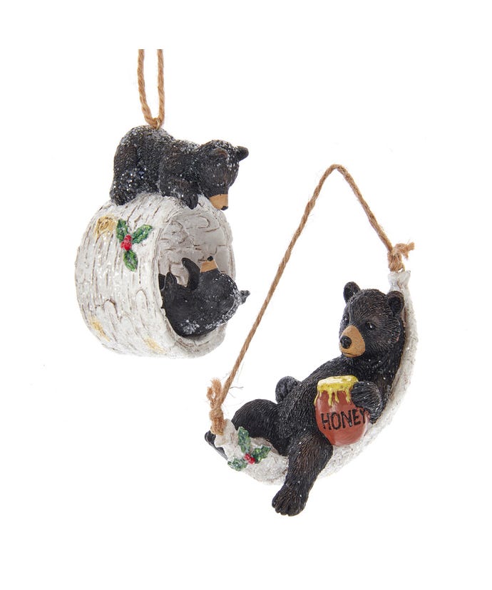 Little Bears Ornaments, 2 Assorted