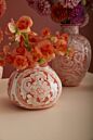 Eleanor Vase Coral Collection