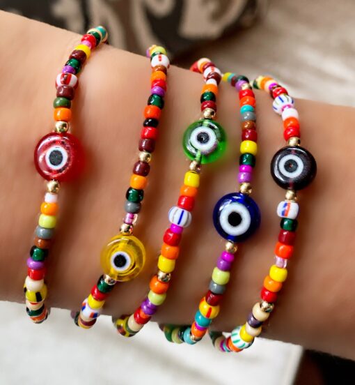 Evileye Color Beads Bracelet
