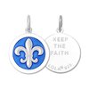 Fleur De Lis Silver Pendant