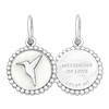 Hummingbird Silver Enamel Pendant