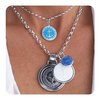 Sand Dollar Enamel Pendant
