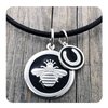 Leather Cord Black Necklace