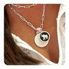 Elephant Silver Enamel Pendant