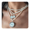 Smiley Face Silver Pendant