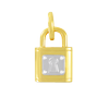 Love Lock Gold Pendant