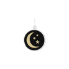 Moon & Stars Gold Pendant Small (19mm)