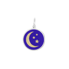 Moon & Stars Gold Pendant Small (19mm)