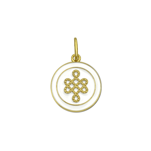 Mother & Daughter All Gold Pendant