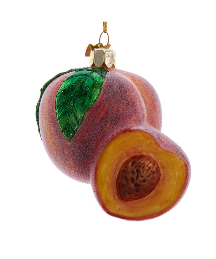 Peach Glass Noble Gems Ornament