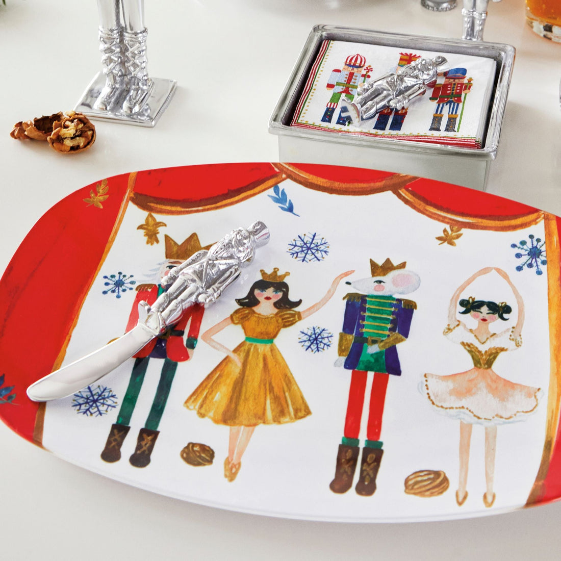Nutcracker Cheese Knife/Spreader