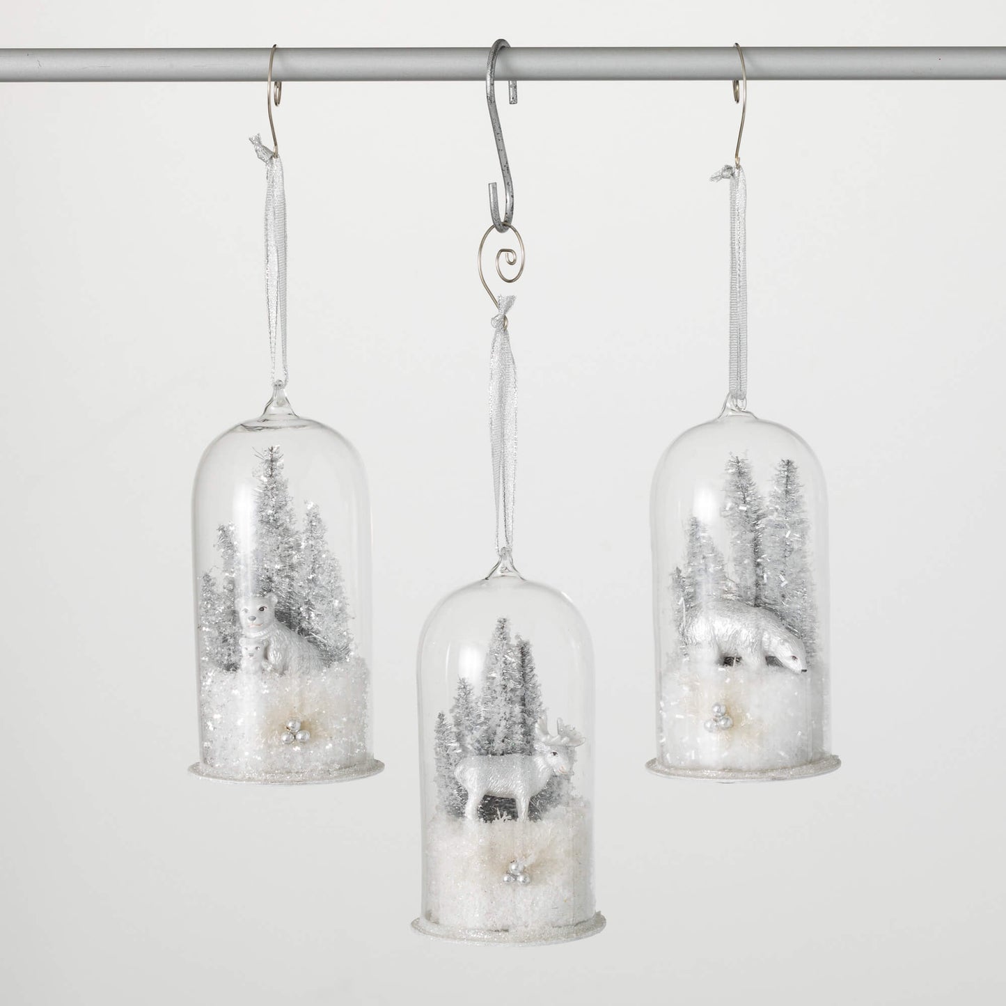 Animal Woodland Dome Ornament Assorted
