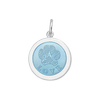 Paw Print Enamel Pendant