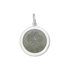 Paw Print Enamel Pendant