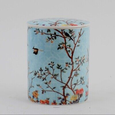 Bird & Blossoms Candle w/lid & Gift Box