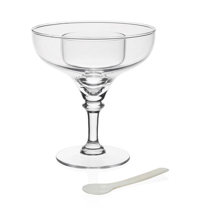 Sasha Seafood/Caviar Server with Spoon
