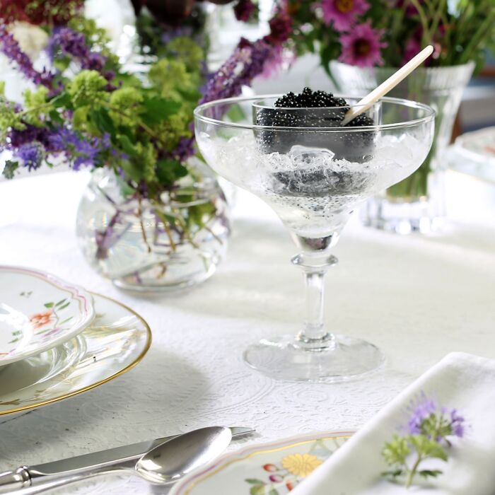 Sasha Seafood/Caviar Server with Spoon