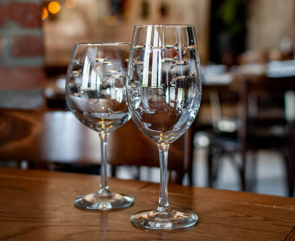 School of Fish S/2 All Purpose 18oz Wine Glass