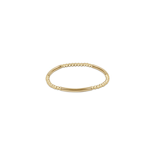 Bliss Bar Gold Pattern 3MM Bead