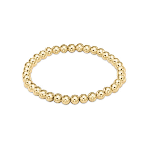 Classic Gold 5mm Bead Bracelet
