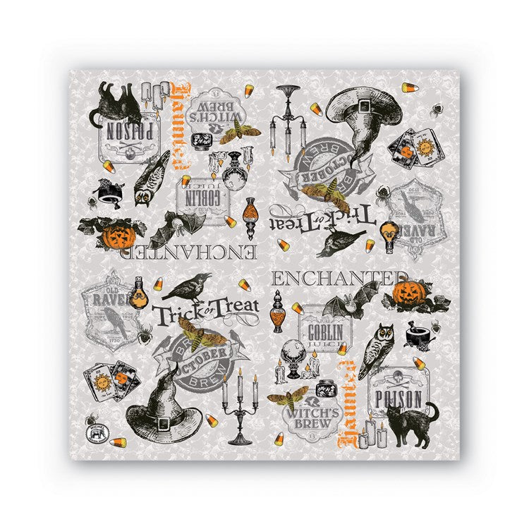 MDW Trick or Treat Cocktail Napkin