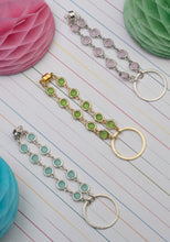Nataly Rose Crystal, Silver Bracelet