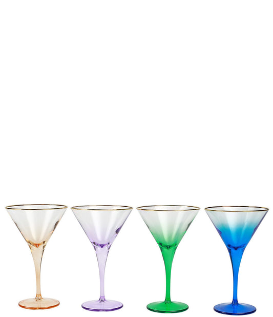 Rainbow Jewel Asst S/4 Martini