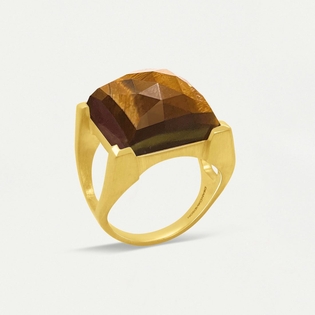 Plaza Ring - Tiger Eye