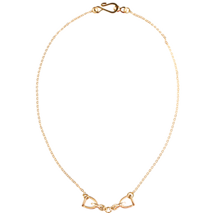 Stirrup, 14K Gold Chain Necklace