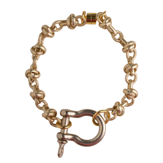 Knot Chain, Stirrup Bracelet