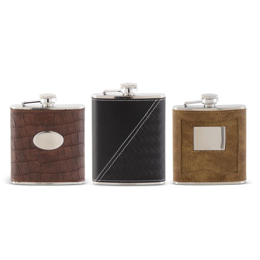 Leather Flask Tall