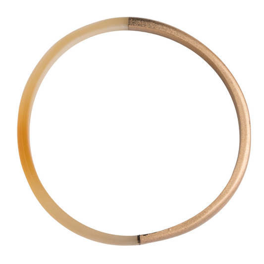 Thin Horn Bangle Bracelet