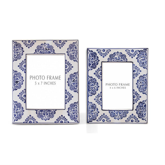 Blue & White Ceramic 4x6