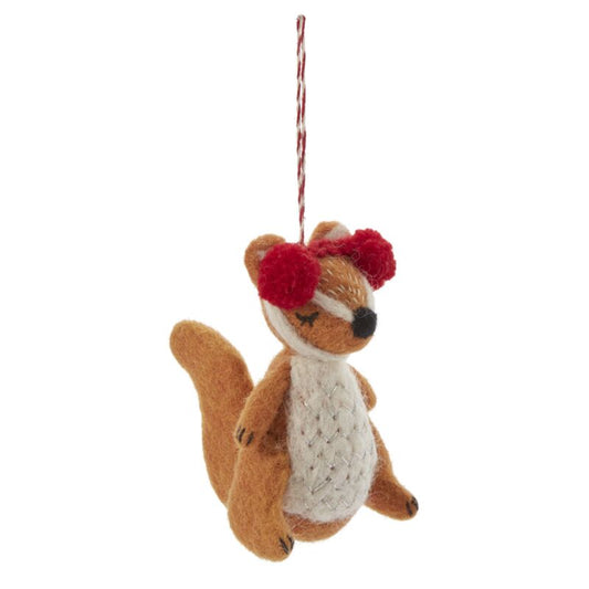 Squirrel Mellow Critter Ornament