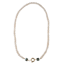 Freshwater Pearl Ombre Crystal Necklace