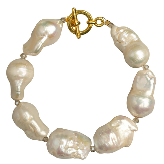 Baroque pearl bracelet