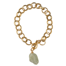 Matte Circle Chain, Jade Bracelet