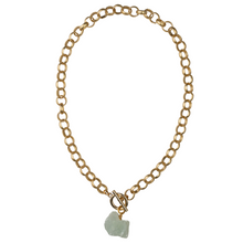 Matte Circle Chain, Jade Necklace