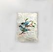 Capiz Rectangular Box with 2 Bird Design