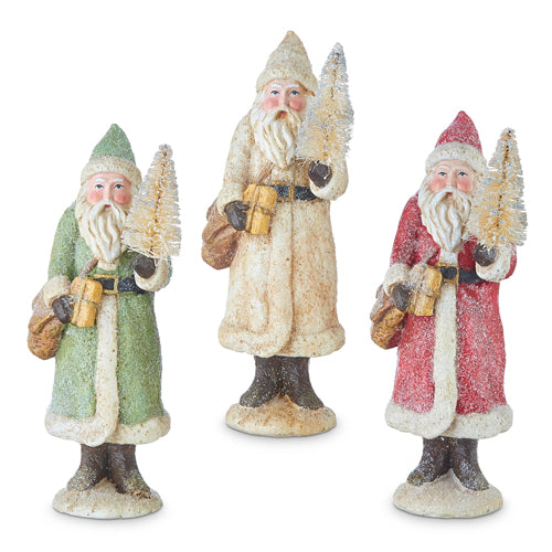 Glittered Santa 8.5"