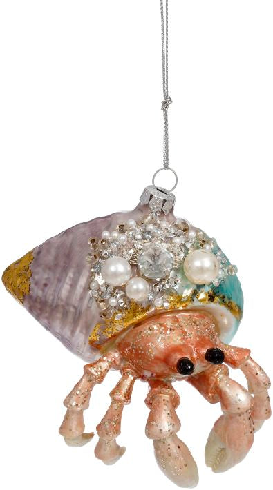 Hermit Crab Ornament 4"