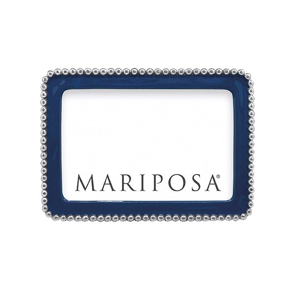 Beaded Blue Frame
