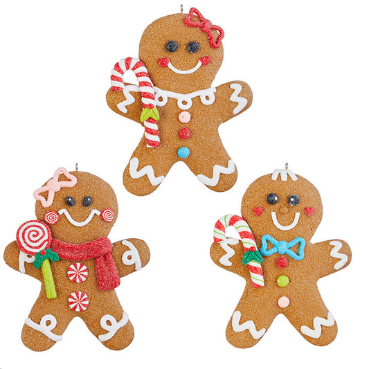 Gingerbread Man Ornament 5"