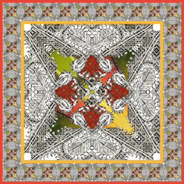 Letter6 Scarf 54"x54"