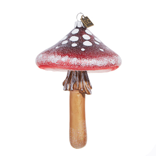 Ec 5" Red Mushroom Ornament